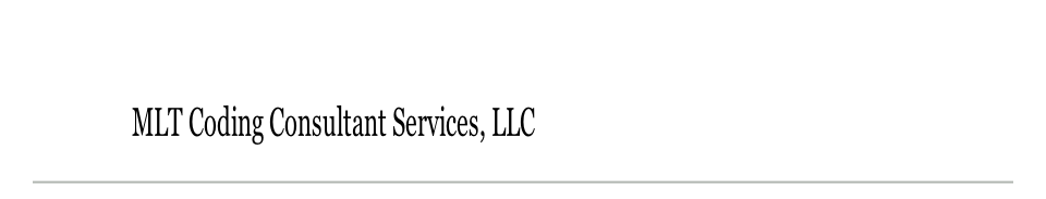 MLT Coding Consultant Services, LLC
